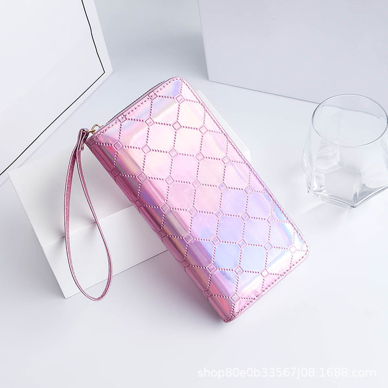 Wholesale PU Printed Letter Three Fold Wallet